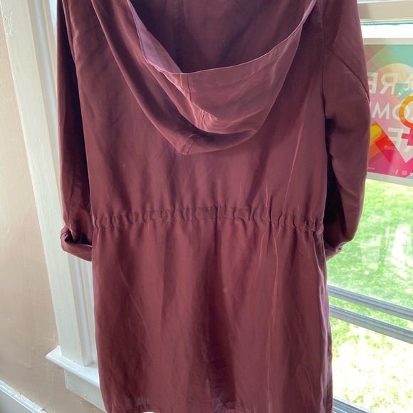 Summer maroon stylish jacket-H&M size 34 - Picture 5 of 6